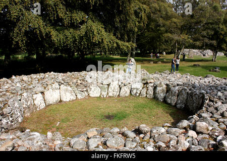 La Clava Cairns près de Culloden, Ecosse Banque D'Images