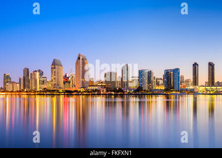 San Diego, Californie, États-Unis d'horizon. Banque D'Images