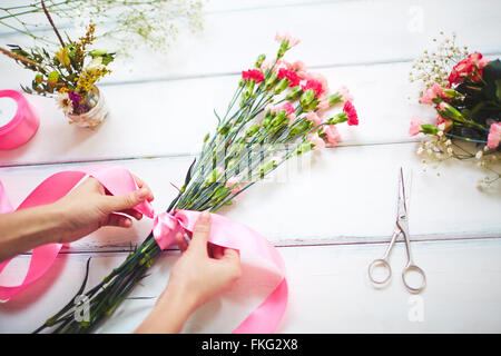 Close-up d'un bouquet de fleurs Banque D'Images