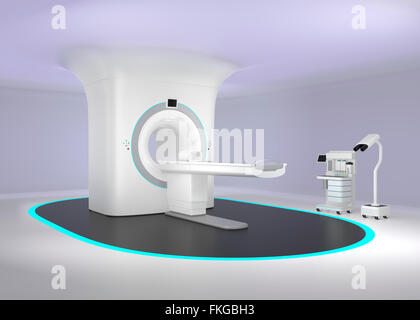 L'IRM avec plafond transparente design, vous détendre humeur à réduire le stress du patient. Conception d'origine. Banque D'Images