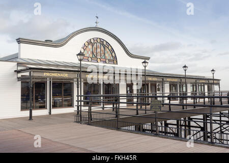 Restaurant Tea Room Cleethorpes Pier Lincolnshire UK Banque D'Images