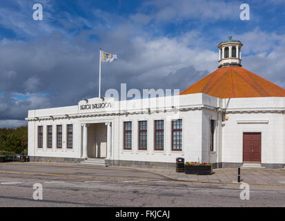 La plage de bal art déco dans la ville d'Aberdeen, Écosse, Royaume-Uni Banque D'Images