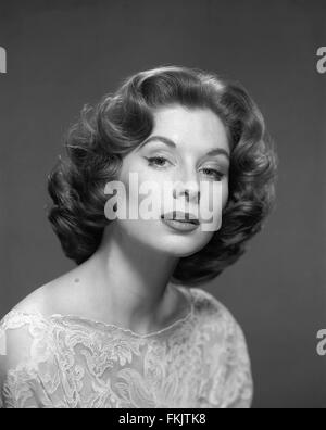 Portrait de Suzy Parker dans 10 North Frederick Banque D'Images