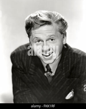 Portrait de Mickey Rooney Banque D'Images