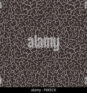 Motif floral vectoriel continu de courtes branches Illustration de Vecteur