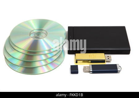 Dispositif de stockage de données Banque D'Images