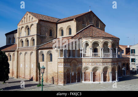 Murano, Venise Italie Basilique de SS Maria e Donato Banque D'Images