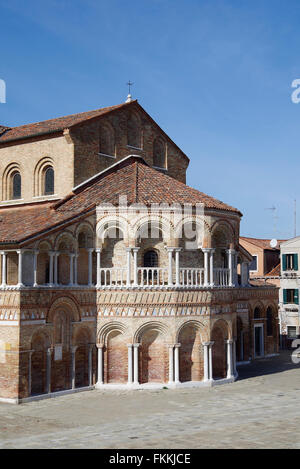 Murano, Venise Italie Basilique de SS Maria e Donato Banque D'Images