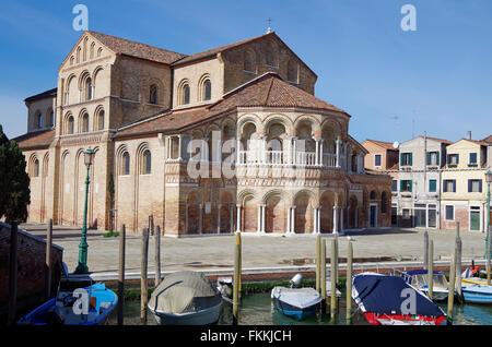 Murano, Venise Italie Basilique de SS Maria e Donato Banque D'Images