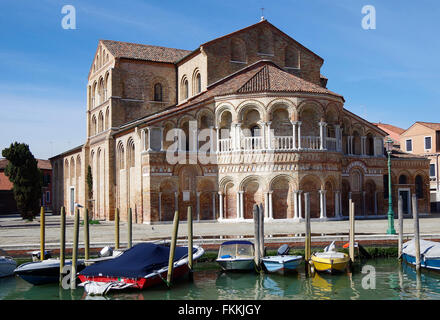 Murano, Venise Italie Basilique de SS Maria e Donato Banque D'Images