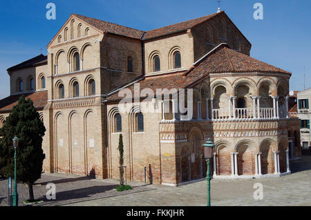 Murano, Venise Italie Basilique de SS Maria e Donato Banque D'Images