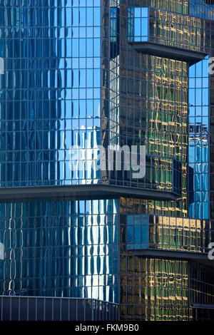 Endroit calme du bâtiment de bureaux à Hong Kong Banque D'Images