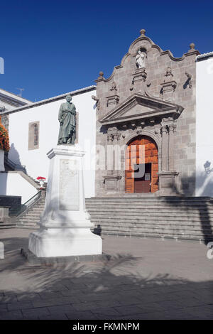 Iglesia de El Salvador sur la Plaza de Espana, Santa Cruz de La Palma, La Palma, Canary Islands, Spain Banque D'Images