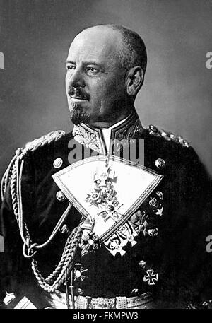 L'amiral Franz von Hipper, commandant de la flotte allemande à la bataille du Jutland durant la Première Guerre mondiale. Photo prise entre 1910 et 1920 Banque D'Images