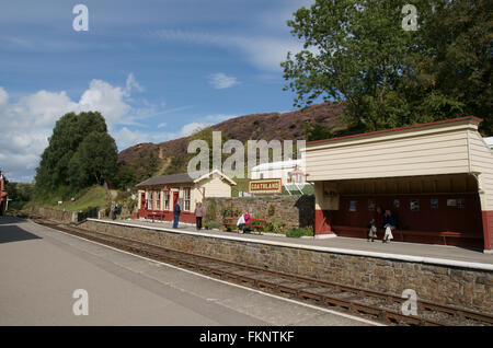 Station Goathland (en direction sud jusqu') Plate-forme Banque D'Images