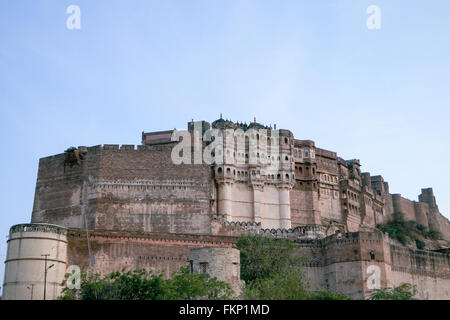 Mehrangarh Fort de Jodhpur, Rajasthan, Inde. Banque D'Images