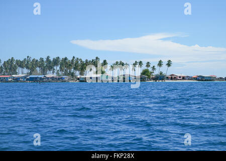 Omadal Island village situé dans Semporna, Sabah, Malaisie. Banque D'Images