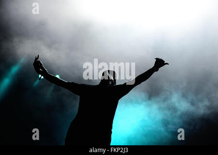 BENICASSIM, ESPAGNE - 17 juillet : Chase & Status (production de musique électronique britannique la bande de duo) effectue au Festival. Banque D'Images