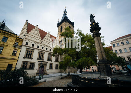 Nouvel hôtel de ville, à Prague, en République tchèque. Banque D'Images