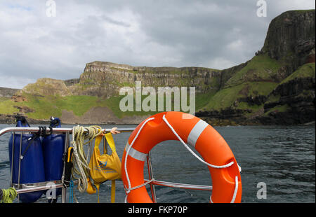 La côte de Causeway, comté d'Antrim, en Irlande du Nord Banque D'Images