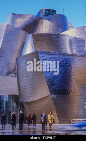 Musée Guggenheim de Frank O. Gehry. Bilbao. Vizcaya. Espagne Banque D'Images