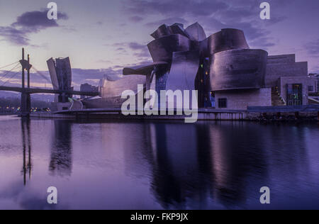 Musée Guggenheim de Frank O. Gehry. Bilbao. Vizcaya. Espagne Banque D'Images