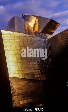 Musée Guggenheim de Frank O. Gehry. Bilbao. Vizcaya. Espagne Banque D'Images