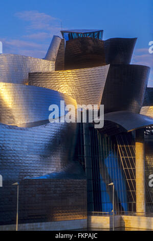 Musée Guggenheim de Frank O. Gehry. Bilbao. Vizcaya. Espagne Banque D'Images