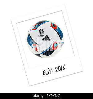 Football Euro 2016 Photo Polaroid Banque D'Images