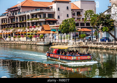 La Malaisie Malacca Melaka épeautre aussi la rivière Malacca Adrian Baker Banque D'Images