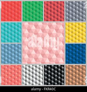 Hexagone Modèle colorful Illustration de Vecteur