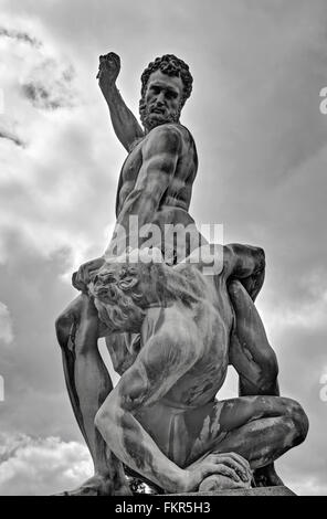 Statue à Seaton Delaval Banque D'Images