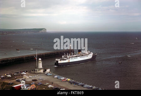 Newhaven à Dieppe ferry transmanche en 1967 Banque D'Images