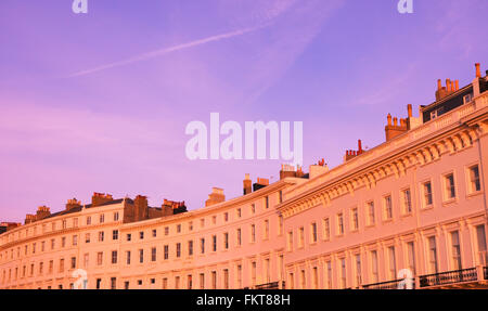 Adelaide Crescent, Hove, Brighton & Hove, East Sussex, UK Banque D'Images