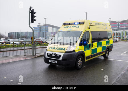 Mansfield, Nottinghamshire, Angleterre. 10 mars, 2016. Jour 2 de la grève des médecins en formation à l'extérieur de l'hôpital Kings Mill dans le Nord Bretagne,une partie de la forêt de Sherwood foundation. Crédit : Ian Francis/Alamy Live News Banque D'Images