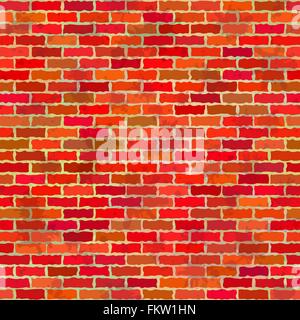 Mur de brique, continu Illustration de Vecteur