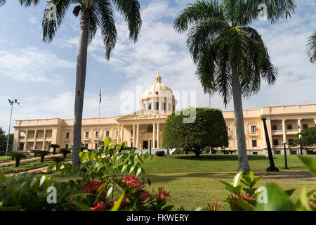 Le Palais National, la capitale Santo Domingo, la République dominicaine, Caraïbes, Amérique Latine, Banque D'Images