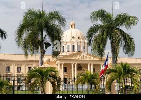 Le Palais National, la capitale Santo Domingo, la République dominicaine, Caraïbes, Amérique Latine, Banque D'Images