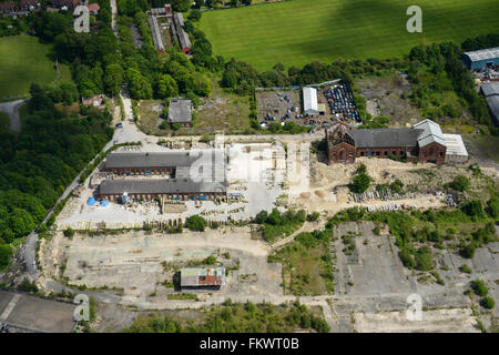 Une vue aérienne de l'Costhorpe et pelouse Road Industrial Estates dans Carlton à Alexandra, Nottinghamshire Banque D'Images