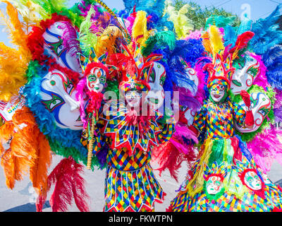 Les participants au carnaval de Barranquilla à Bogota , Colombie Banque D'Images