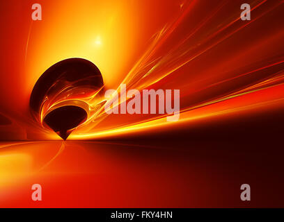 Résumé des Fiery futuristic background Banque D'Images