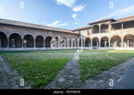 Convento di San Francesco, Città Alta, Bergame, Lombardie, Italie. Banque D'Images