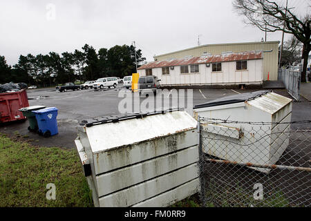 Napa, CA, USA. Mar 9, 2016. Ce comté près de la société Oxbow est considéré comme un site potentiel pour le marché des producteurs de Napa. Le conseil des superviseurs sont ouverts à l'idée mais Travaux publics dit que c'est une cour clôturée corporation. © Napa Valley Inscription/ZUMA/Alamy Fil Live News Banque D'Images