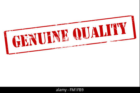 Timbres en caoutchouc avec une vraie qualité de texte à l'intérieur, vector illustration Banque D'Images