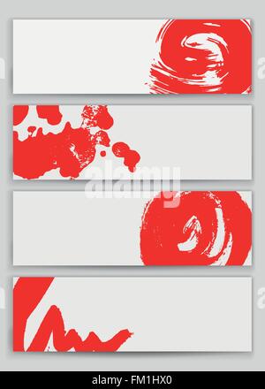 Ensemble de modèles de conception de dépliant, brochure Illustration de Vecteur