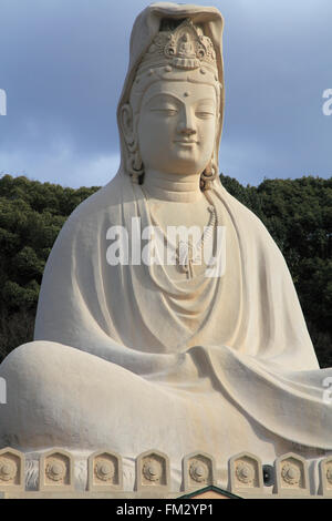 Le Japon, Kyoto, monument national de guerre Ryōzen Kannon, Bodhisattva Avalokitesvara, statue, Banque D'Images