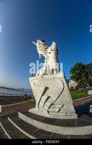 Le Monument aux immigrants Banque D'Images