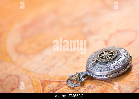 Ancien compas sur l'ancien site Banque D'Images