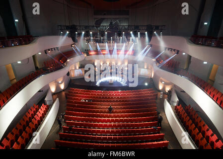 Maison de la musique à Aalborg, conçu par Coop Himmelb(l)au. Banque D'Images