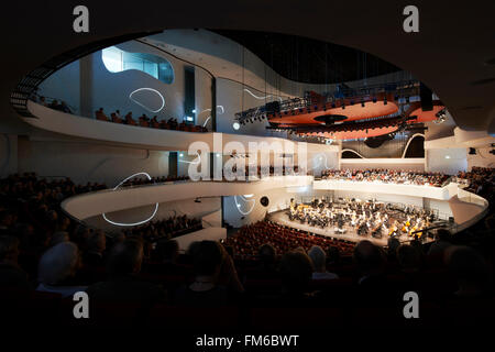Maison de la musique à Aalborg, conçu par Coop Himmelb(l)au. Banque D'Images